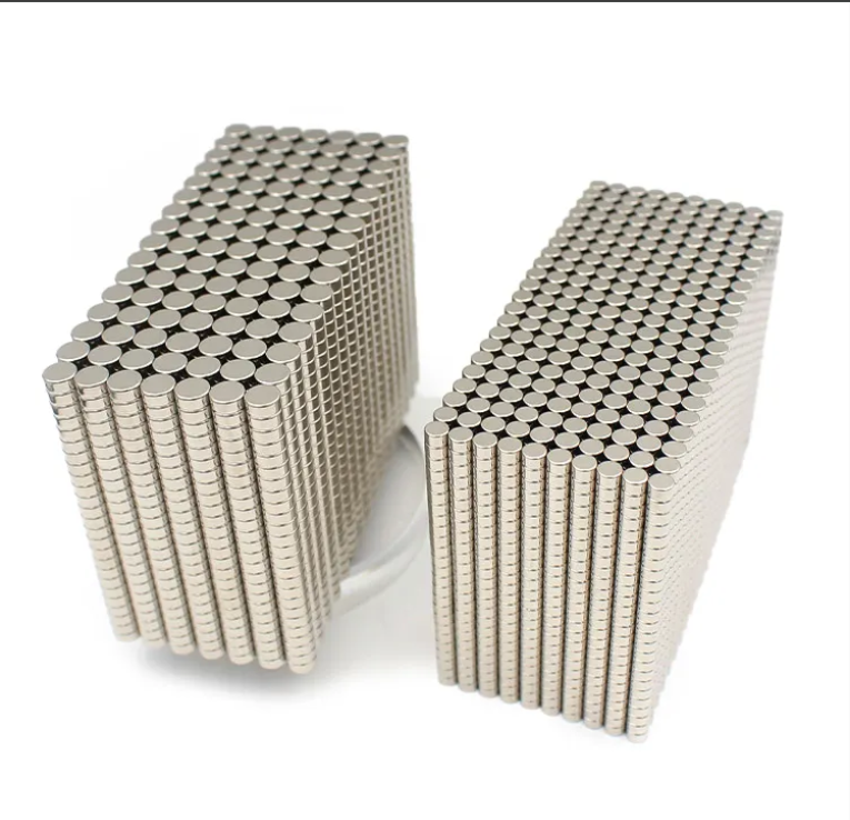 Custom N35 N52 Small Flat Rare Earth Neodymium Magnetic Sheet Strong Round Disc Neodymium Magnets