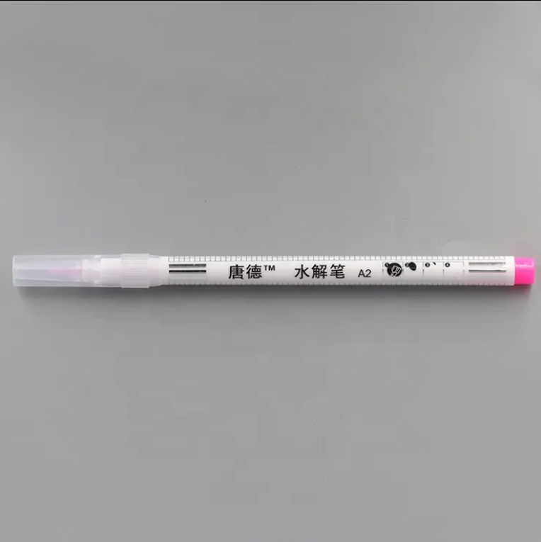 Pink Color Factory Water Erasable Textile Marker Pens for Cloth Garment Industry
